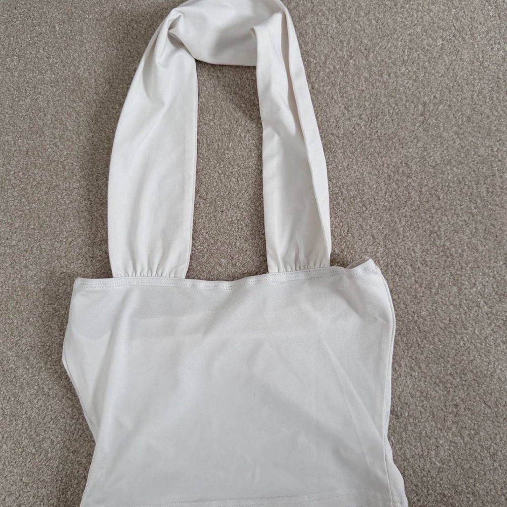 Stylish White Women's Tank Top